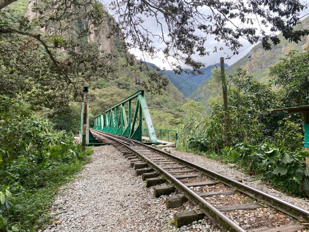 Camino Hidroelectrica droga do Aguas Calientes