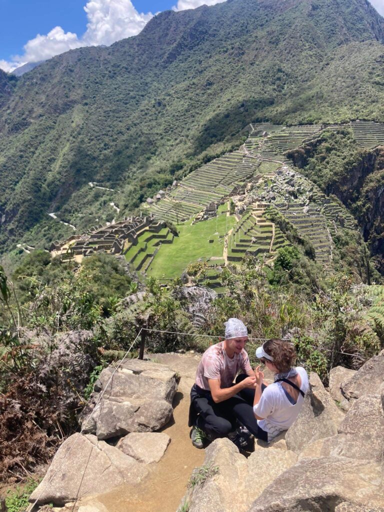 widok z góry HuchuyPicchu