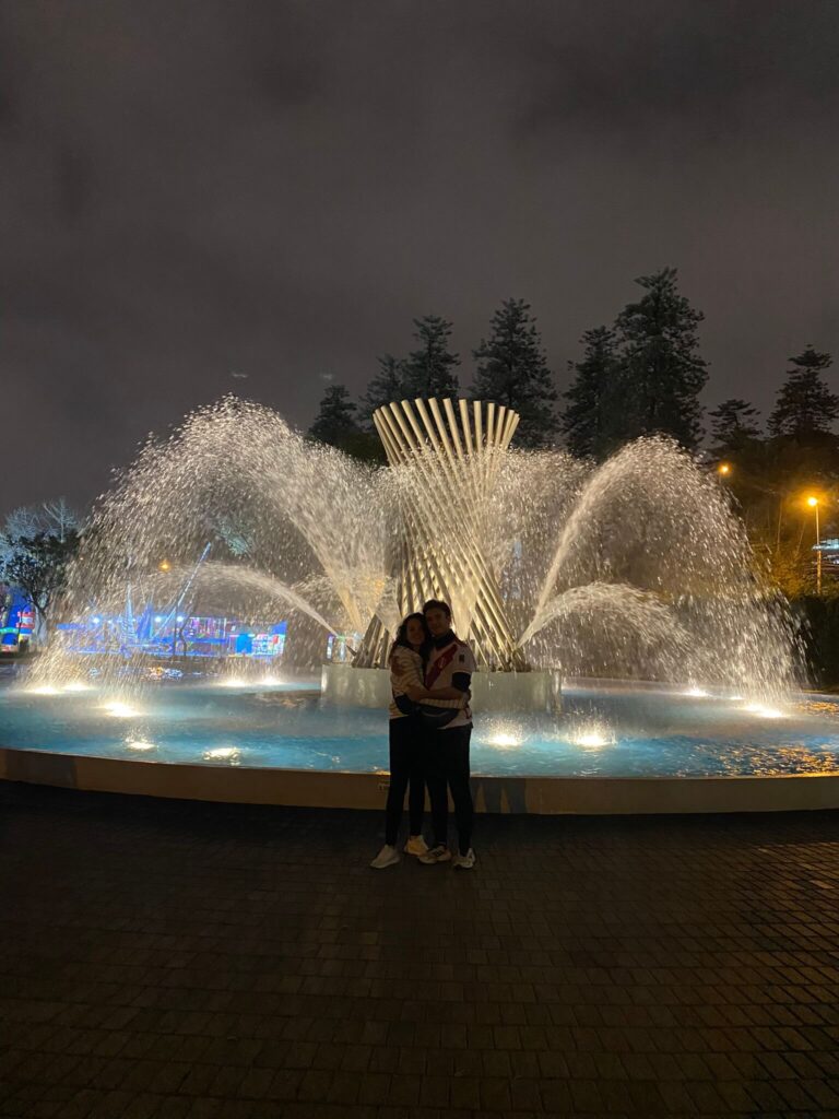 Parque de la Reserva – park fontann