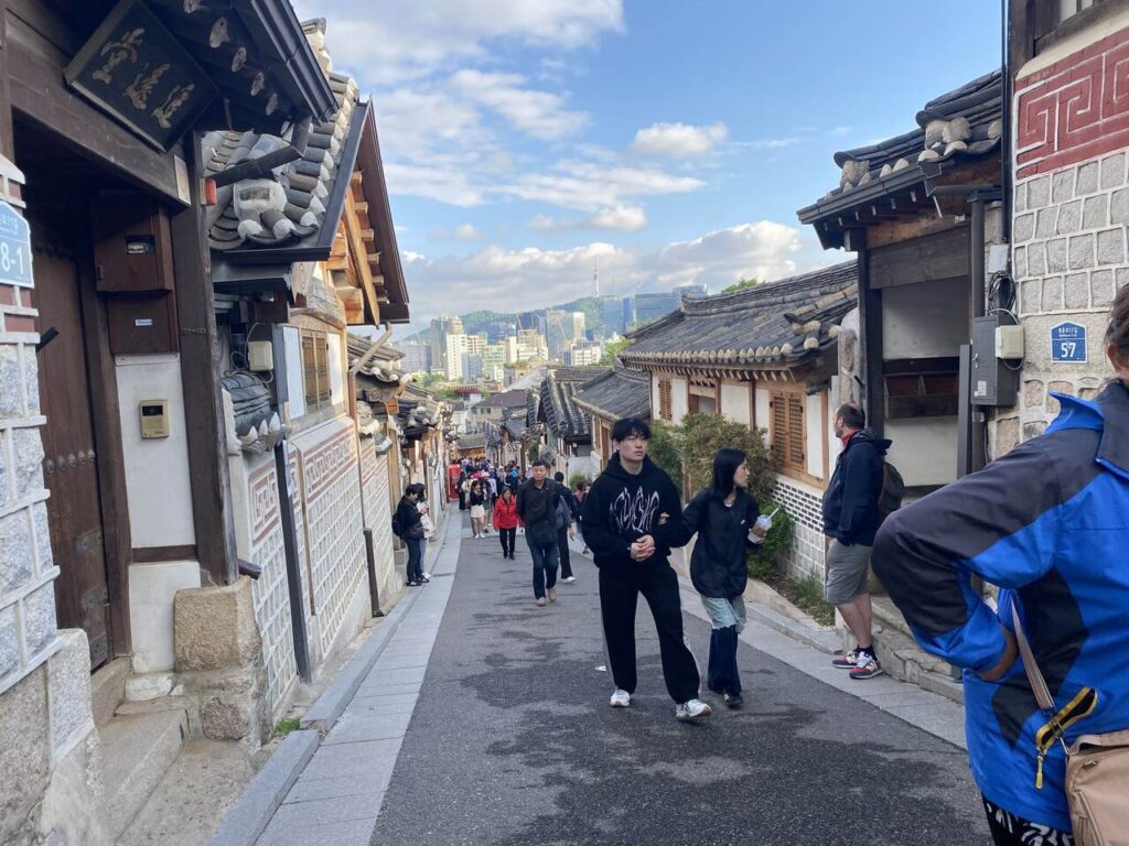 Hanok Village Korea Południowa Seul