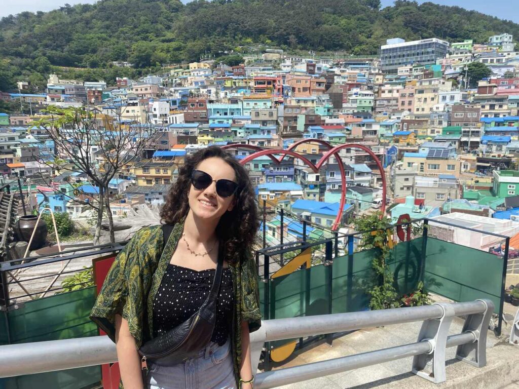 Gamcheon Culture Village Kolorowe Domu Korea Południowa Busan